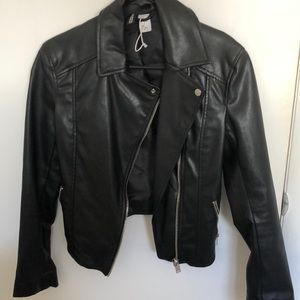 Faux leather jacket